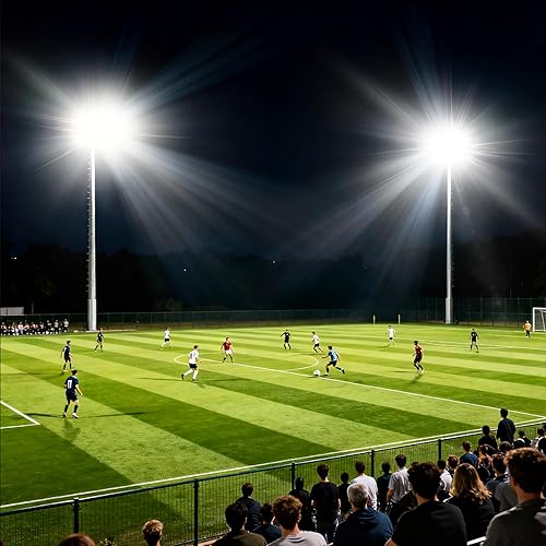 Miniatura 6 de Luces LED de inundación de 450 W para exteriores con enchufe, luces de seguridad ultra brillantes, IP66 impermeable, reflector exterior enchufable,