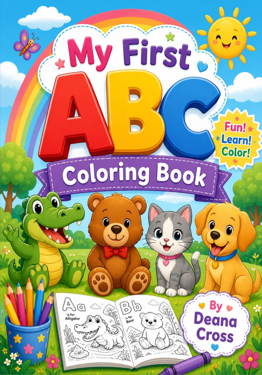My First ABC Coloring Book