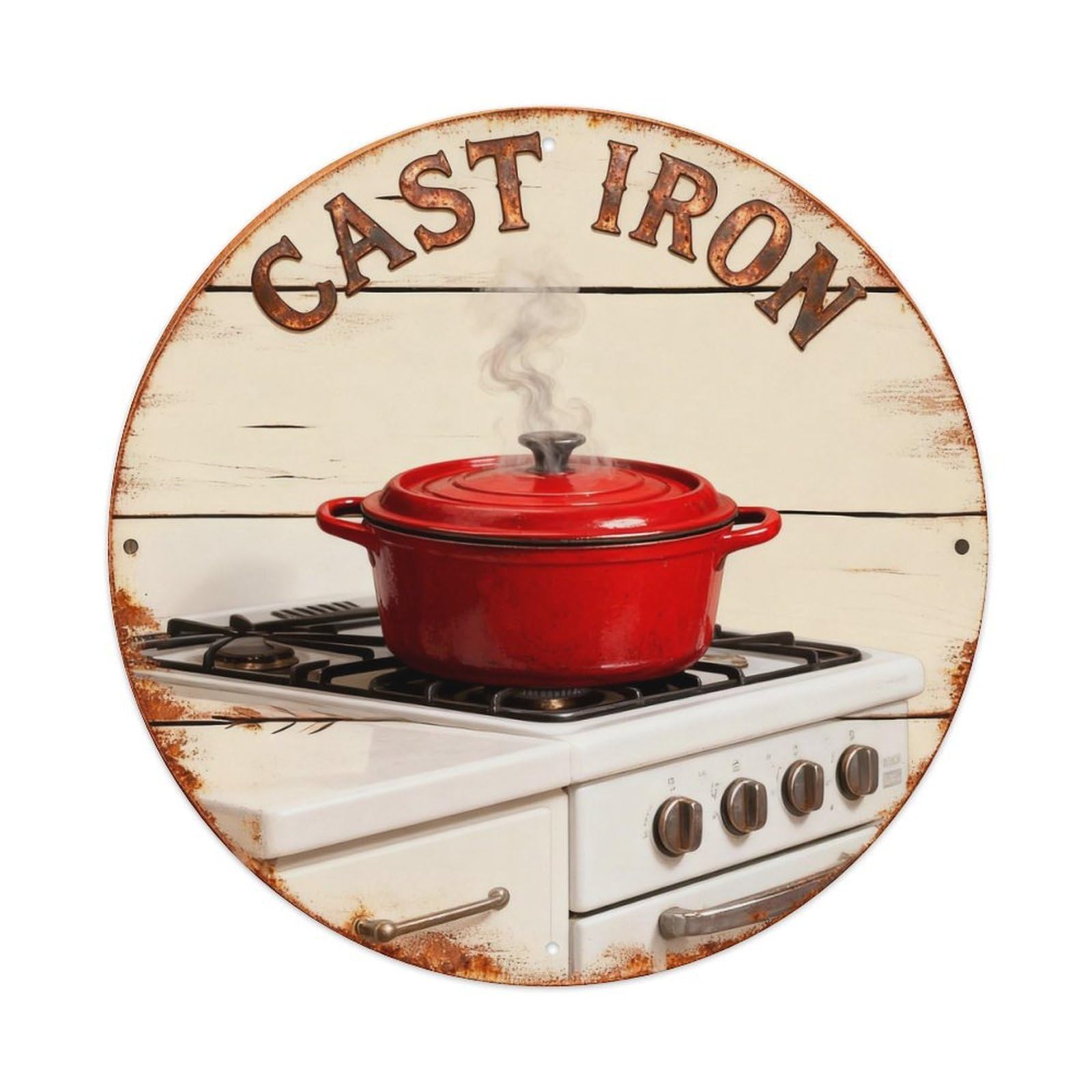 Cowboy Sign Metal Tin Sign Plaque