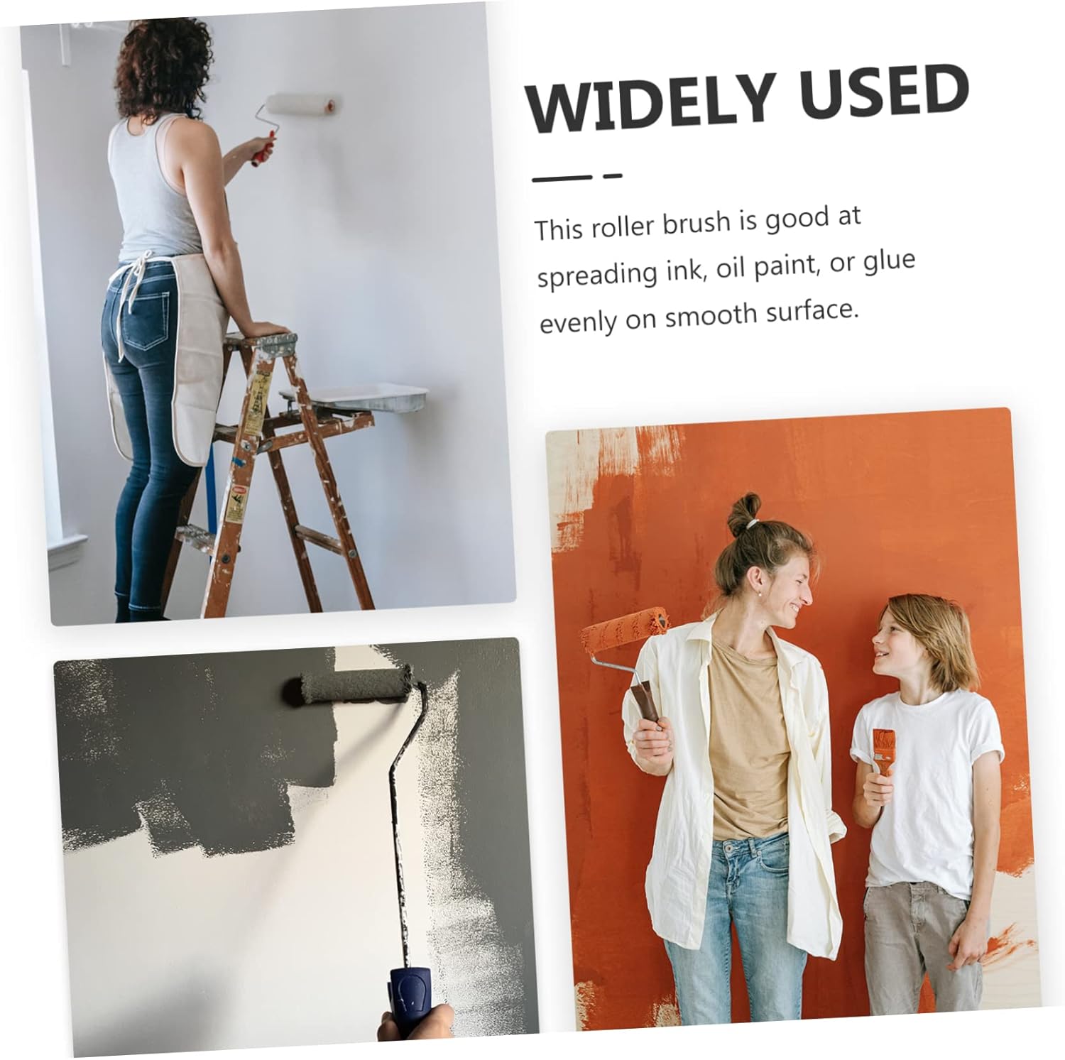 1Set Detachable Household Paint Roller Brush with Roller and Extendable Rod for Easy Painting Versatile Art Tool for and Creative Projects