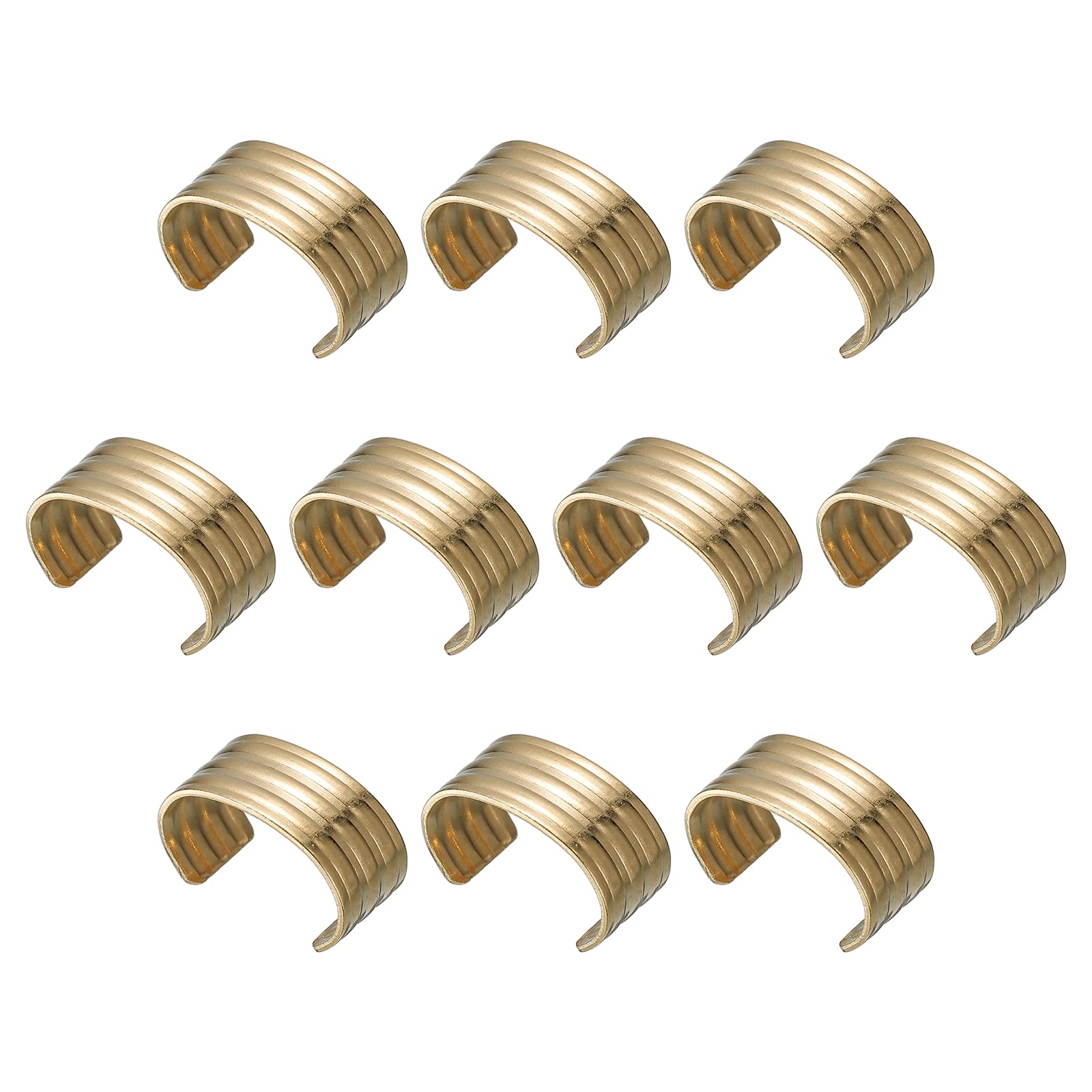 Embout cylindrique pliable uxcell en cuivre pour l'assemblage haut de gamme de cordons