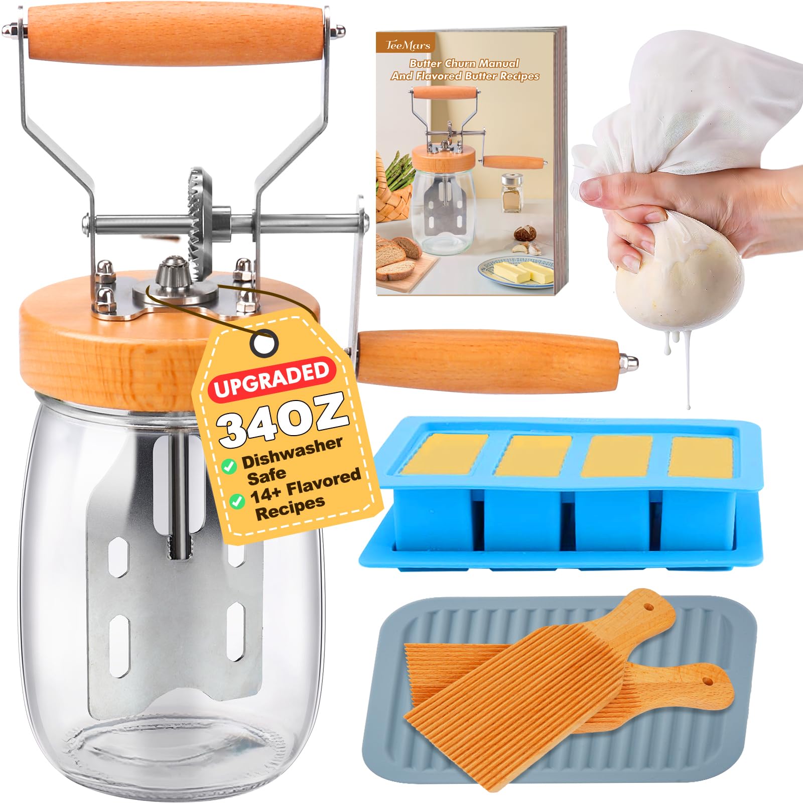 TeeMars Butter Churner Kit