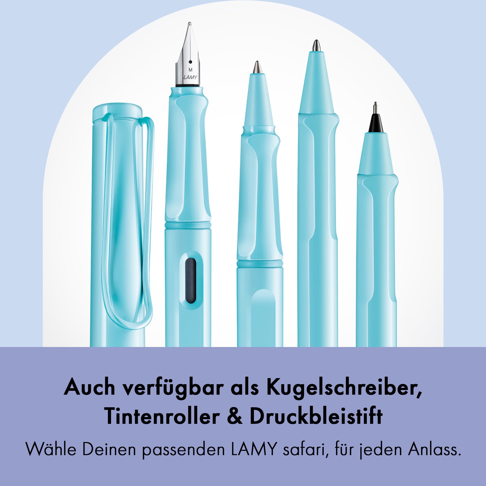 Amazon.com : LAMY safari aquasky - Fountain Pen with ergonomic