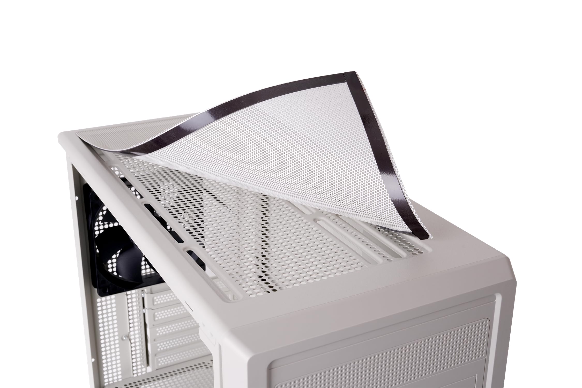 Thermaltake Retro 260 | Caja Micro ATX Diseño Retro | 2 Ventiladores de 120 mm Preinstalados | Cristal Templado Lateral | Compatible Tarjetas Gráficas de hasta 370 mm y AIO de hasta 280 mm | Beige