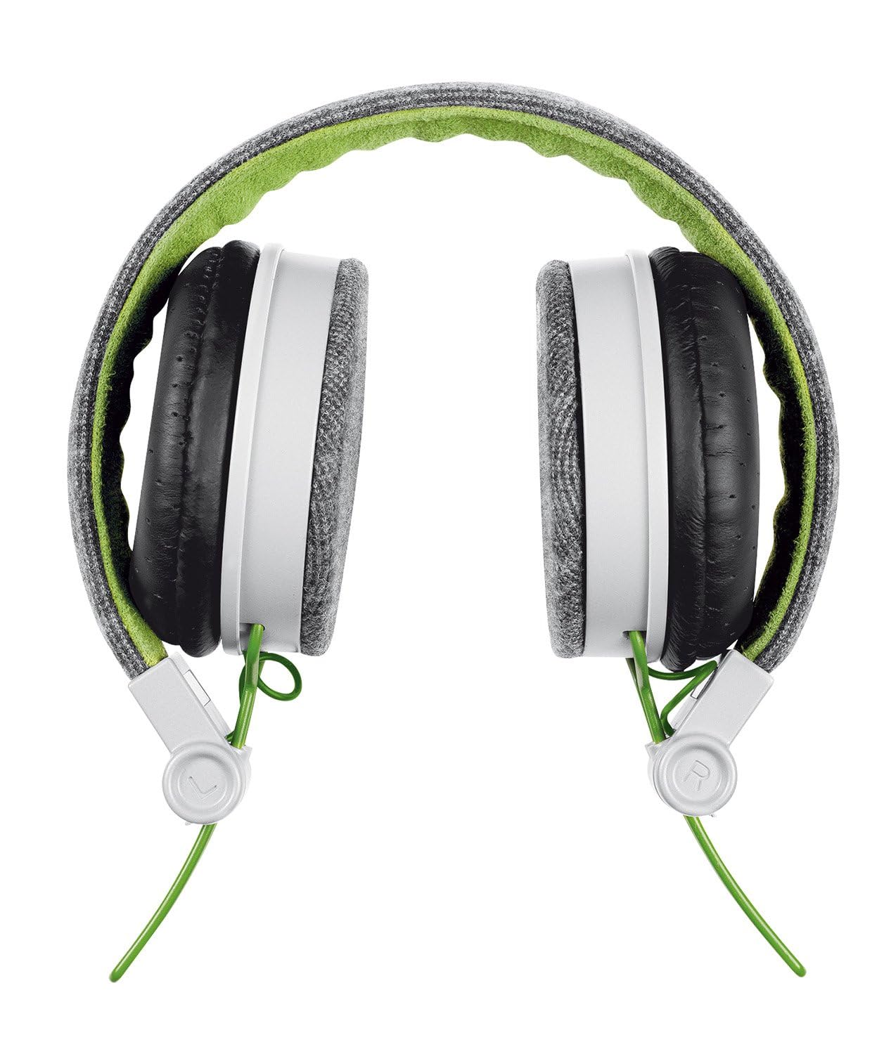 Trust Urban Fyber słuchawki nauszne stereo do smartfona i tabletu - szare/zielone