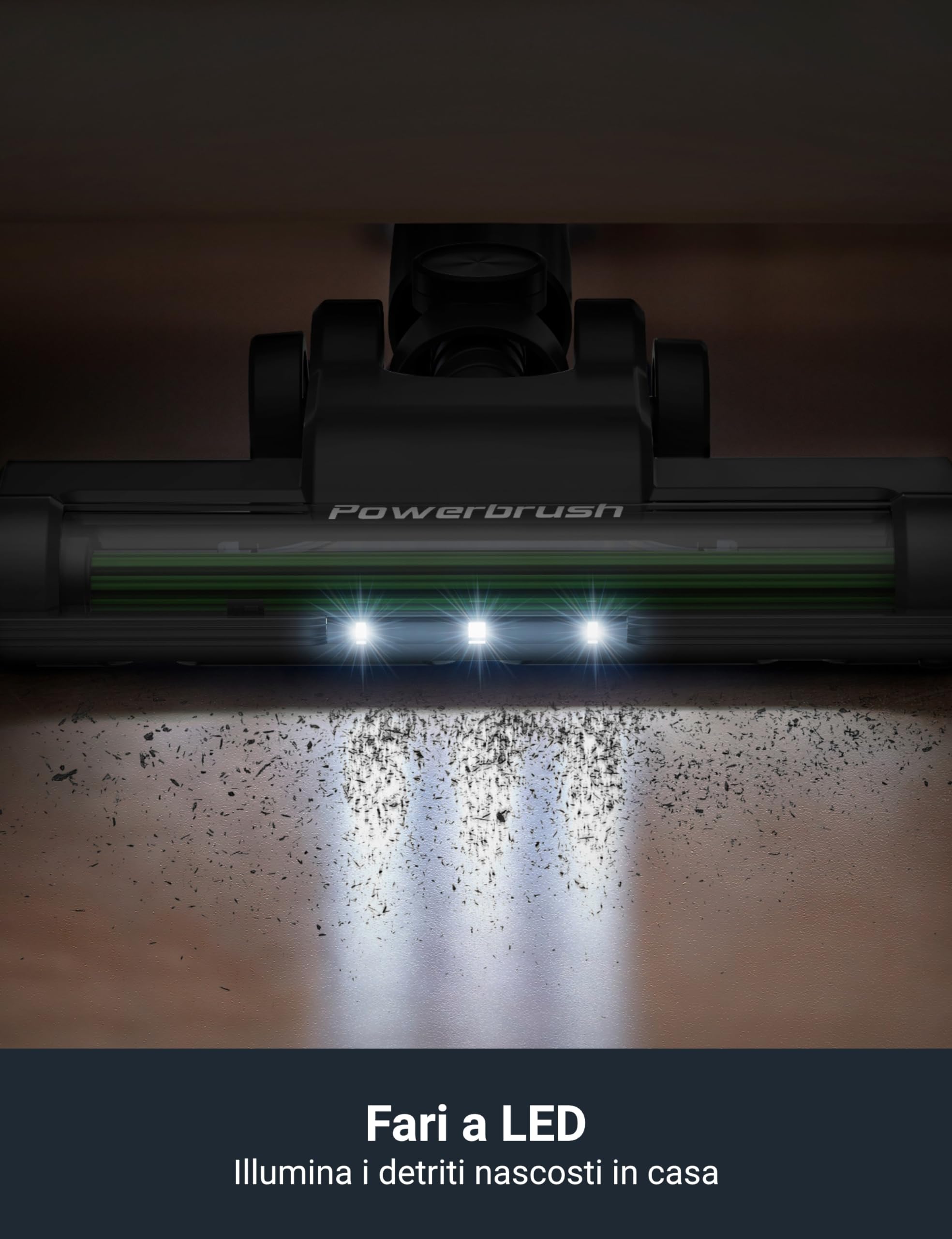 Eureka NEC370 Aspirapolvere Senza Fili, Scopa Elettrica Senza Fili 3 in 1 90AW Aspirazione, 2 Batterie Rimovibili 40x2 Autonomia Minima per Pavimenti duri, Tappeti e Peli di Animali Domestici