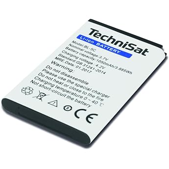 TechniSat BL-C5 Battery for e.g. DIGITRADIO 1, DIGITRADIO 2, TECHNIRADIO RDR, TECHNIRADIO 6 IR etc. (Lithium-Ion Battery, BL-