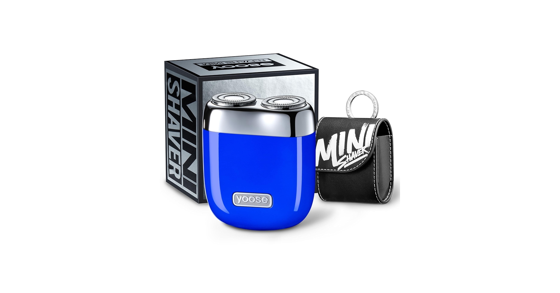 ユーセー YOOSE メンズシェーバー MINI SHAVER yoose Portable Alloy Mini Electric Shaver for Men,USB-C