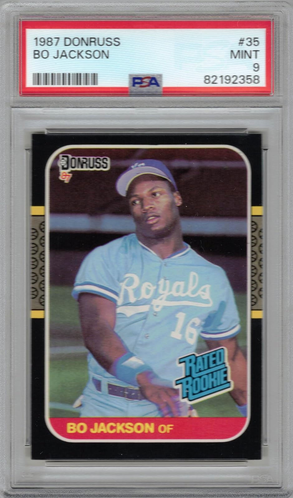 Amazon.com: 1987 Donruss Baseball #35 Bo Jackson Rookie Card