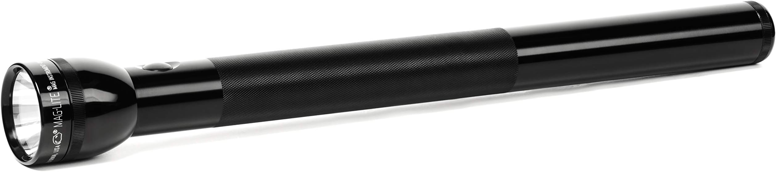 Maglite Heavy-Duty Incandescent 6-Cell D Flashlight, Black - S6D016
