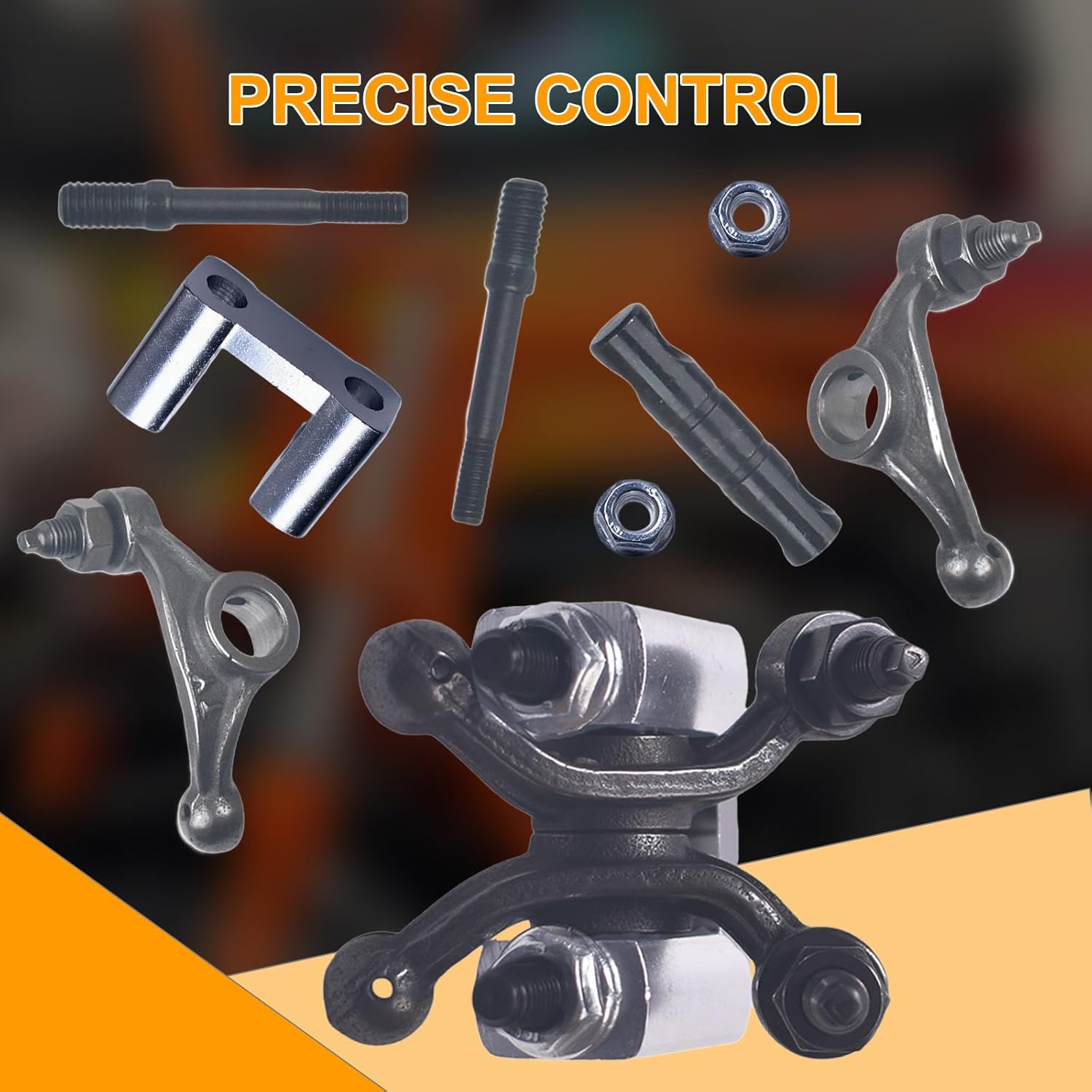 Racing Shaft Rocker Arm Set w Silver For Predator 212cc Non Hemi,Race retainers & 26lb Race Springs