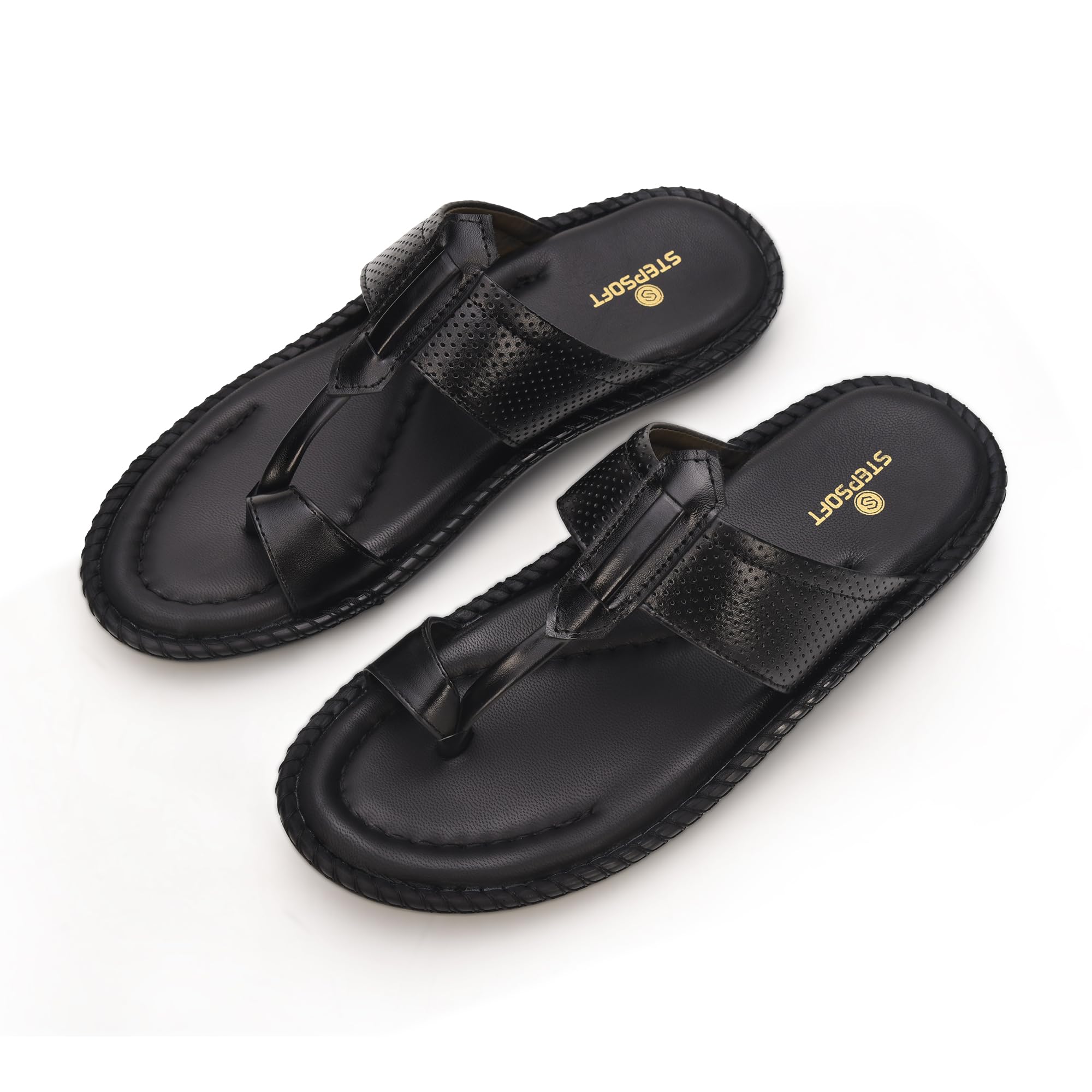Kolhapuri Chappal for Men Original, Pure Leather Handcrafted Traditional Kolhapuri Chappal for Man Formal Footwear for Weddings & Parties, Ethnic Wear & Daily Comfort