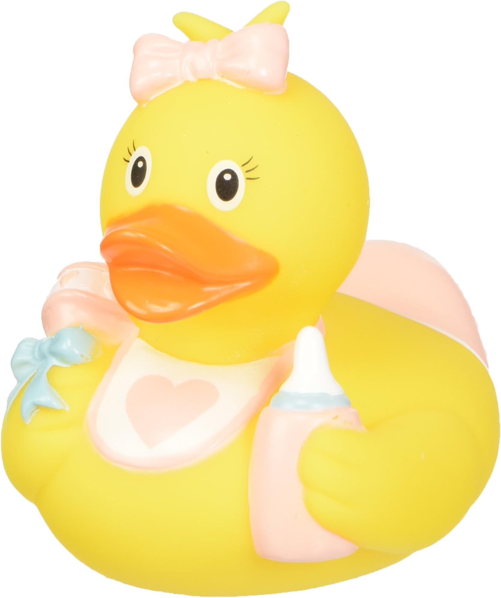 Lilalu 8 x 8 cm/50 g Collector and Baby Rubber Duck Baby Girl Bath Toy