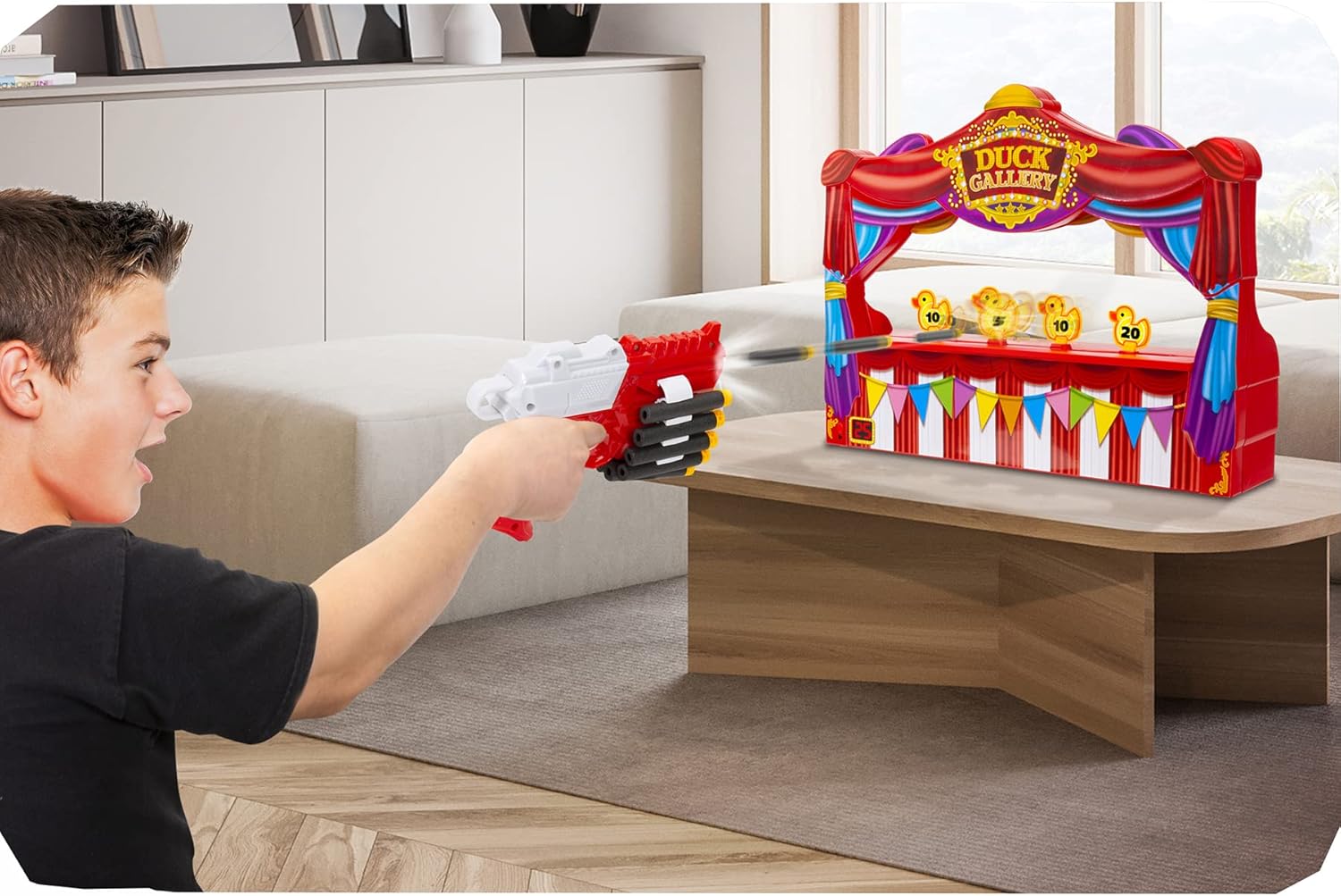 Exclusive Discount 90% Price Ambassador Games Electronic Arcade Duck Shooting Gallery, Multi