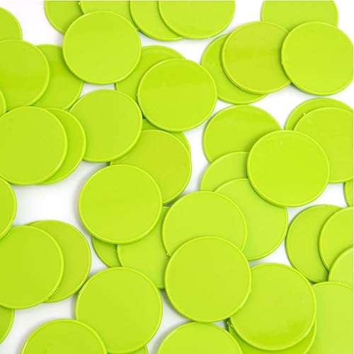 Miniatura 4 de Smartdealspro 100 unidades de 1.260 in1.26 pulgadas de plástico opaco para contadores de aprendizaje Discos Mini fichas de Poker Fichas de Juego con