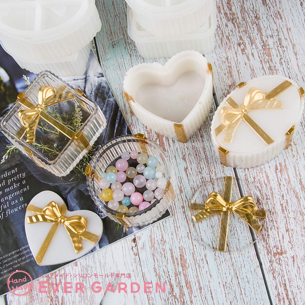 Amazon.co.jp: 【Ever garden】シリコンモールド 小物入れ 宝石箱