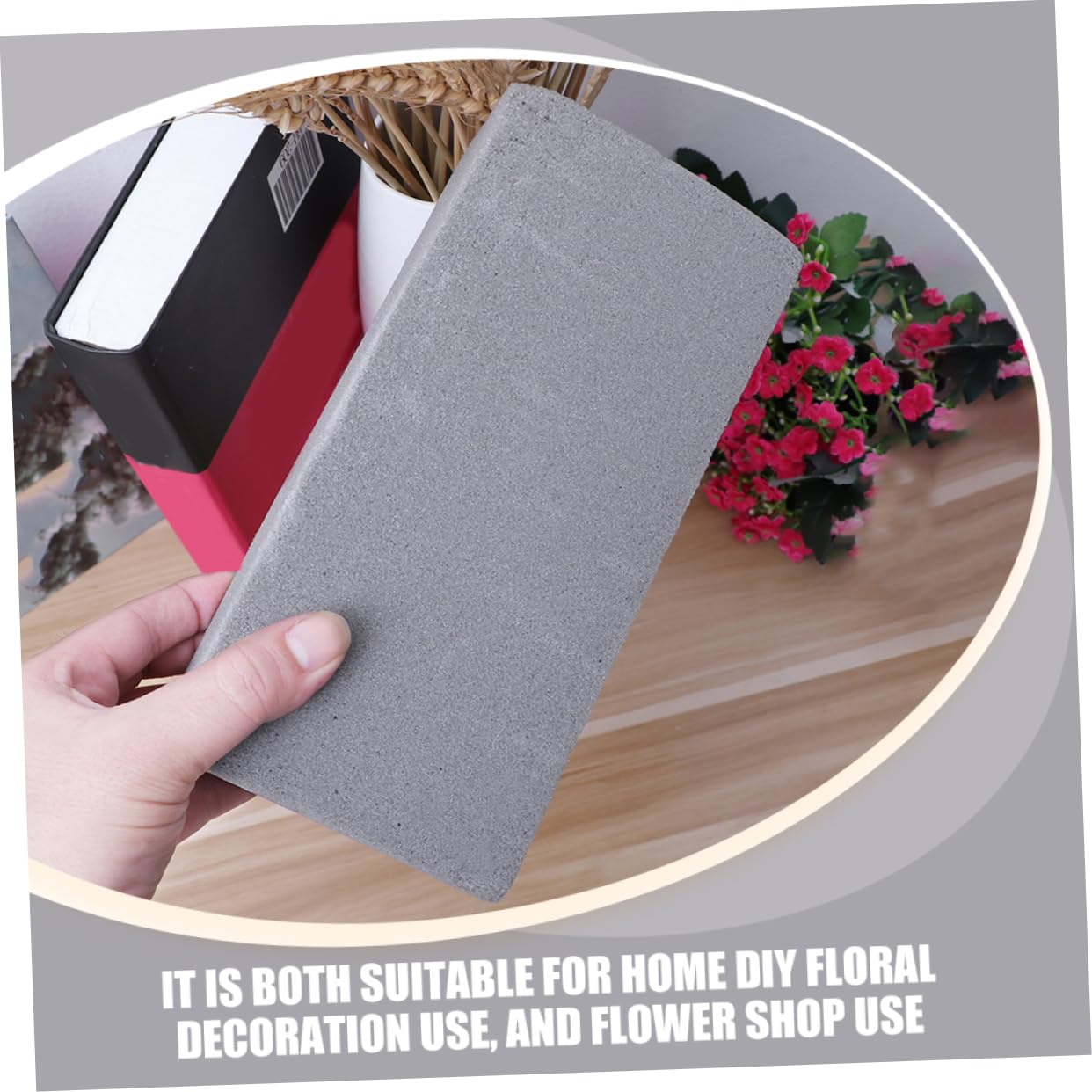 Housoutil Bloques De Floristería Arreglos Diy Sostenedores De Flores Con Capacidad De Absorción De Agua Accesorios Decoración De Bodas Y Hogar 5 Piezas X 4