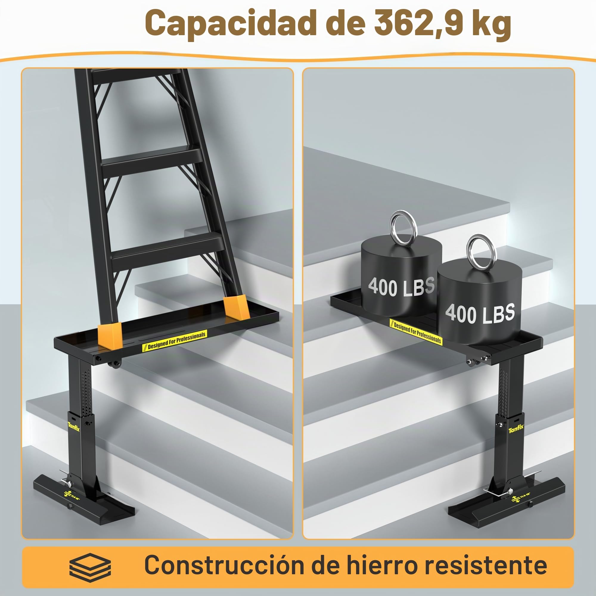 LE-1 Extensor de escalera, negro, Standard 9.25-15.5"