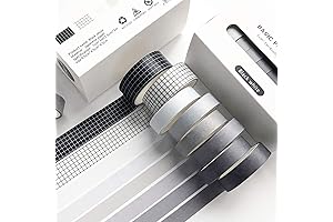 8Rolls Washi Tape Set - The Ultimate Masking Tape for Crafting Enthusiasts