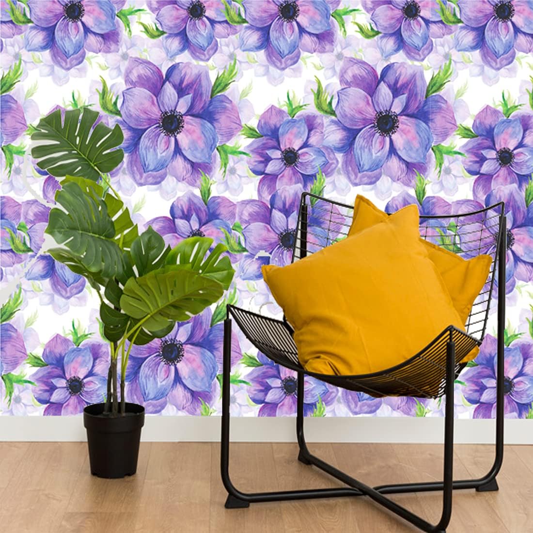 Wall Sticker Model(jaamaniflower) Extra Large Size(40x300)cm for Walls/Door/Furniture/Glass/Any Plain Surface