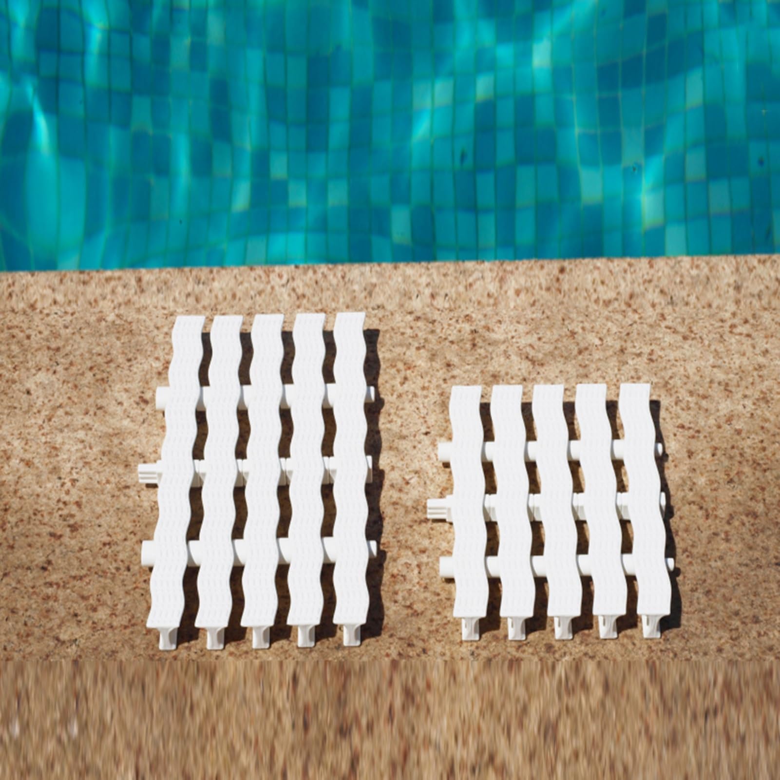 Rejilla de desbordamiento para piscina, cubierta de filtro de drenaje de ducha, cubierta de drenaje de piscina ABS para patio, jardín, paquete de 10
