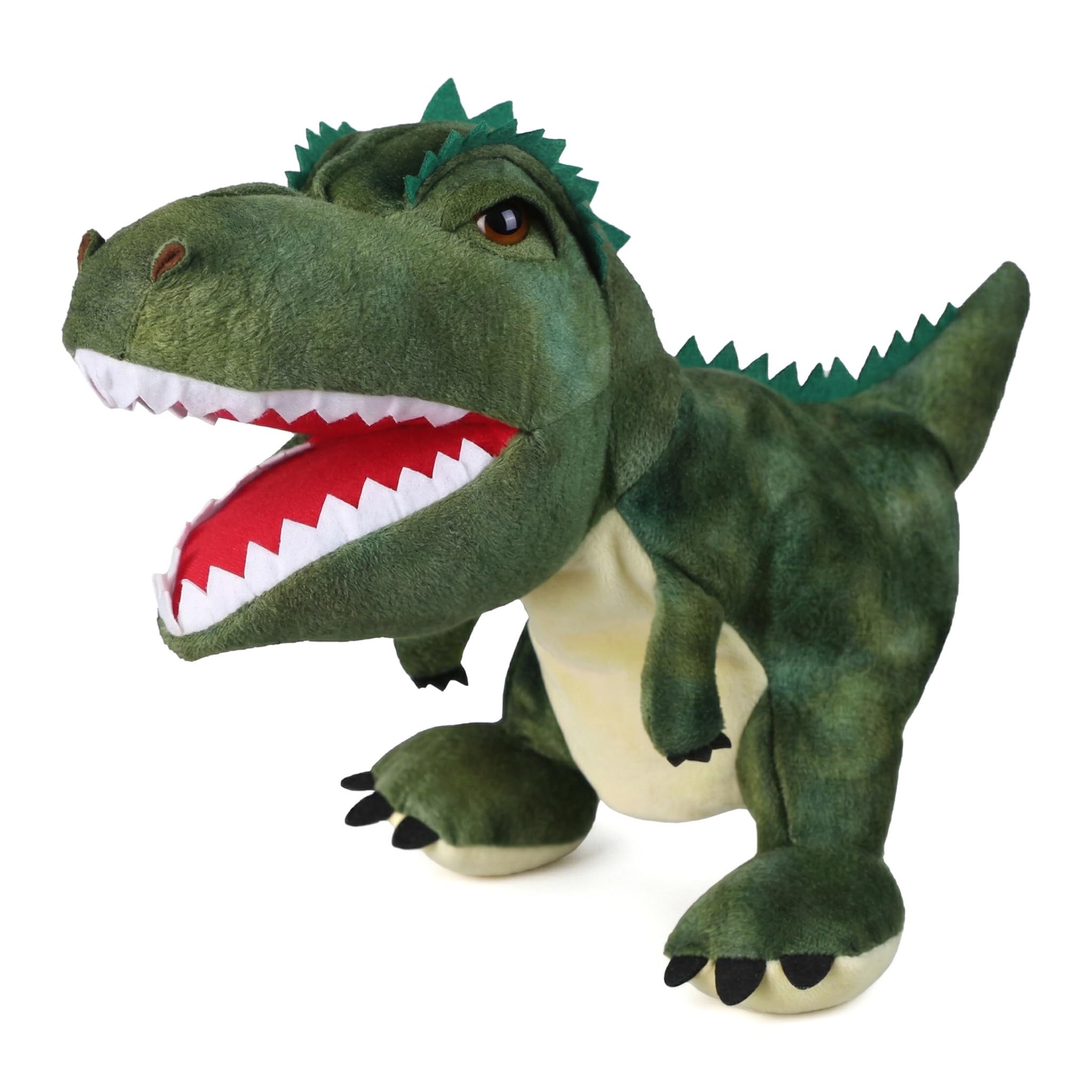 LOMTRATS Dinosaurs Hand Puppets for kids,Toddler Includes Triceratops and Tyrannosaurus Rex with Movable Open Mouths, Perfect for Storytelling,Teaching,Preschool,Birthday Gifts