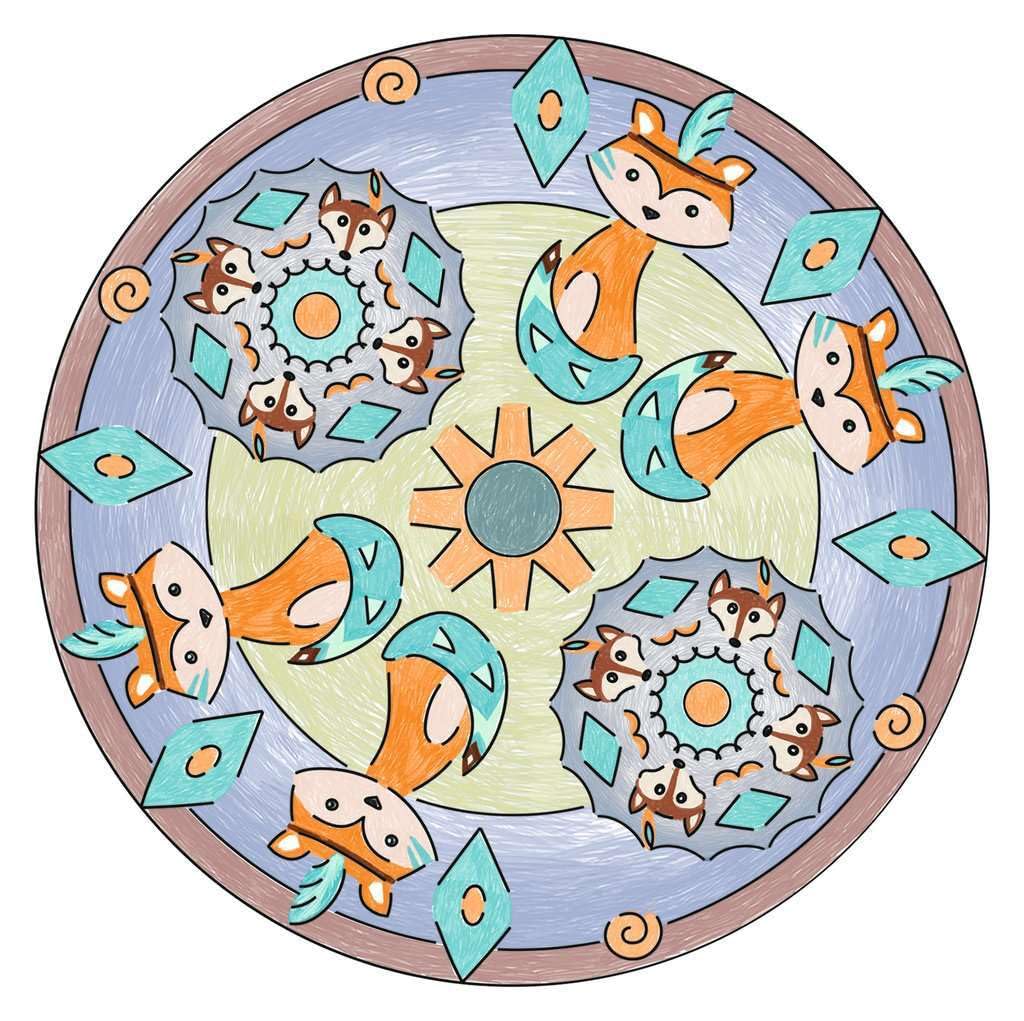 Ravensburger - Mandala Designer Midi, Boho Style Disegnare 6+ Anni, 200191