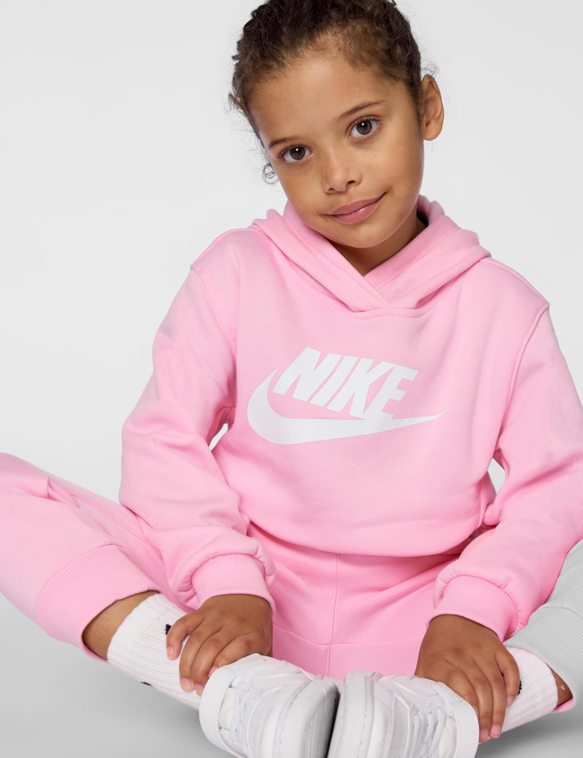 Nike Sportswear Club Fleece Hoodie Felpa con Cappuccio Unisex - Bambini e Ragazzi