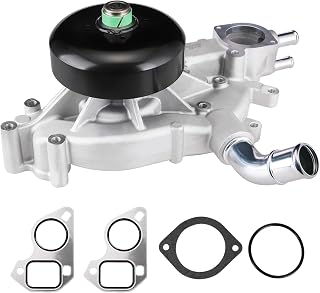 Water Pump 45005 AW5087 252-845 for 1999-2006 Chevy, GMC, Cadillac 4.8 5.3 6.0L Silverado Tahoe Express Yukon Savana Envoy Sierra Escalade G7341 AW5104 Workhorse