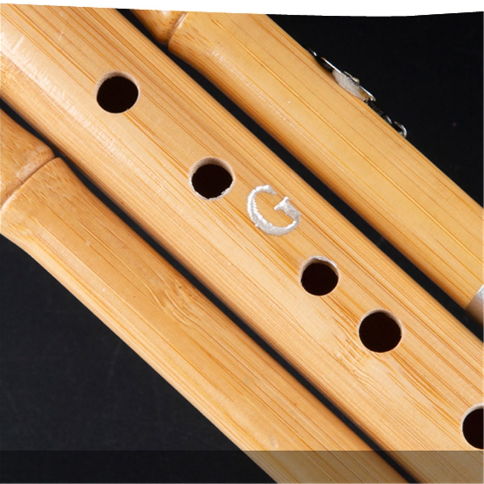 Hulusi Pour Les Débutants Bambou Doré Neuf Trous Sept Trous Adulte Débutant Examen Jouant Hulusi Instrument B Tune C Tune G Tune F Tune(9 holes,G)