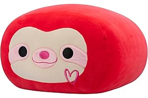 Squishmallows Valentine Rupert Red Sloth Stuffed Animal