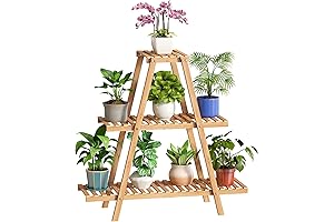 BMOSU Outdoor Wood Shelf: Green Sanctuary for Your Plant Kingdom