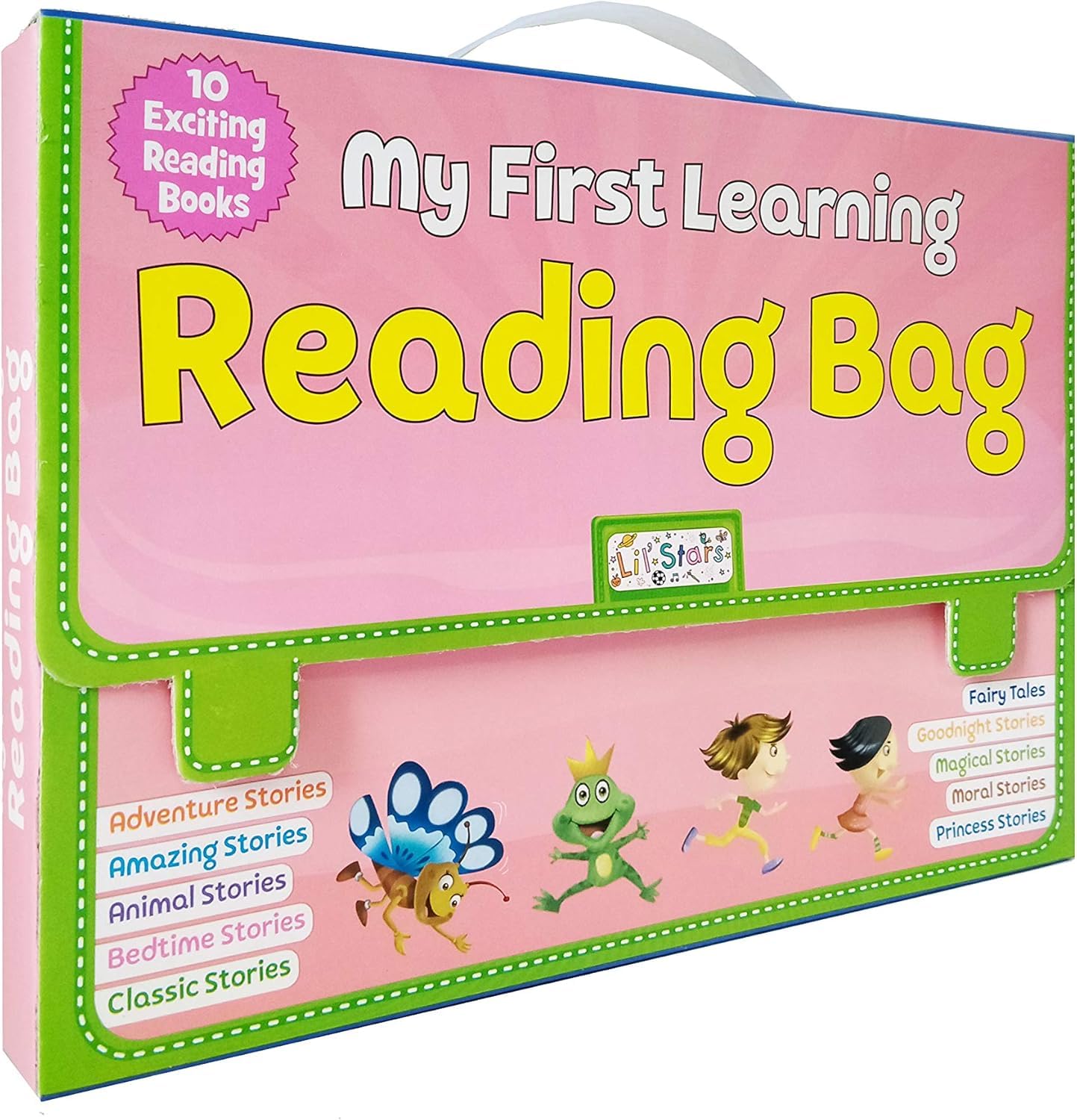 kids Early Learning Reading Story Books, 10 Exciting Story Books with bag for kids