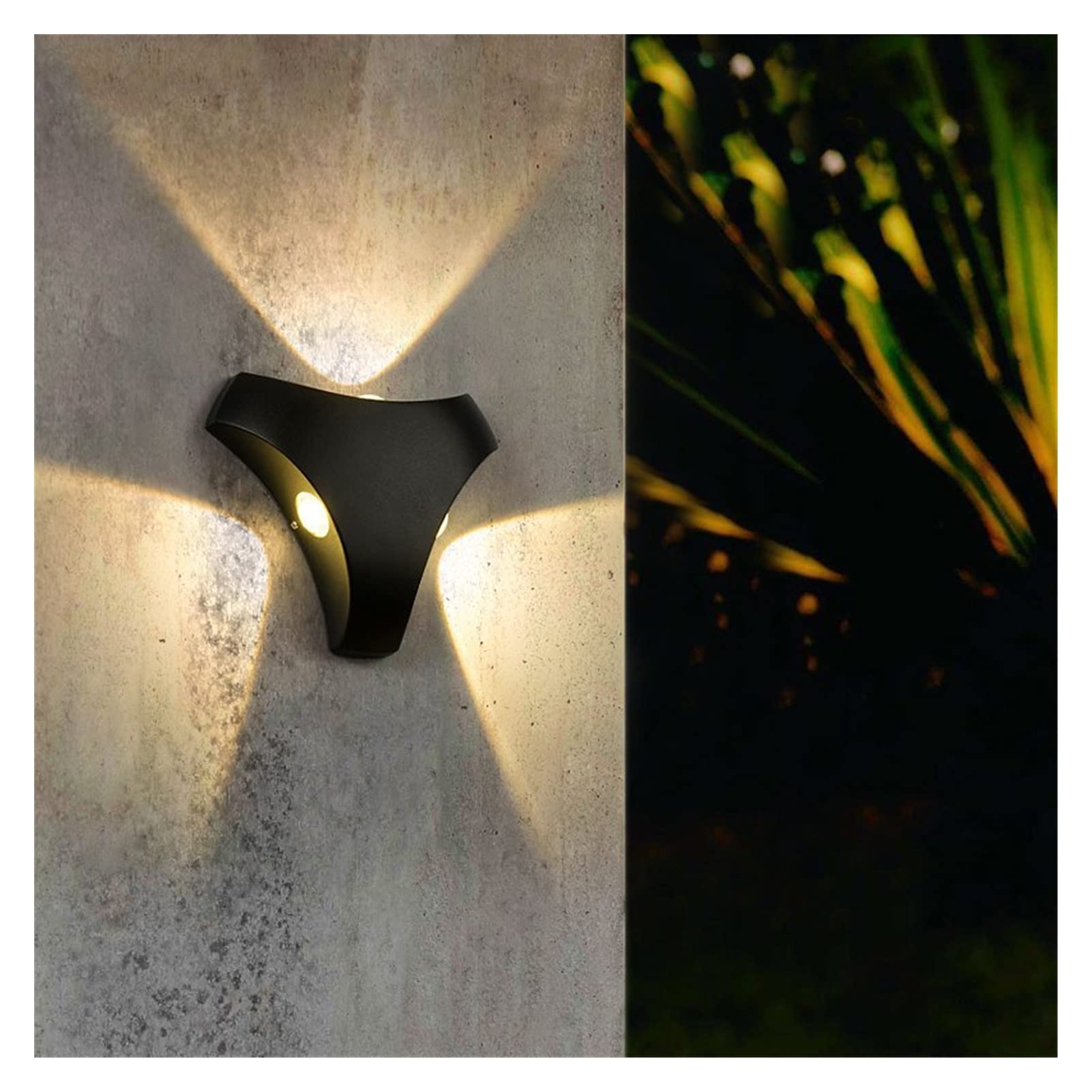 Applique murale LED 3W pour sécuriser vos allées sombres avec un éclairage extérieur coloré