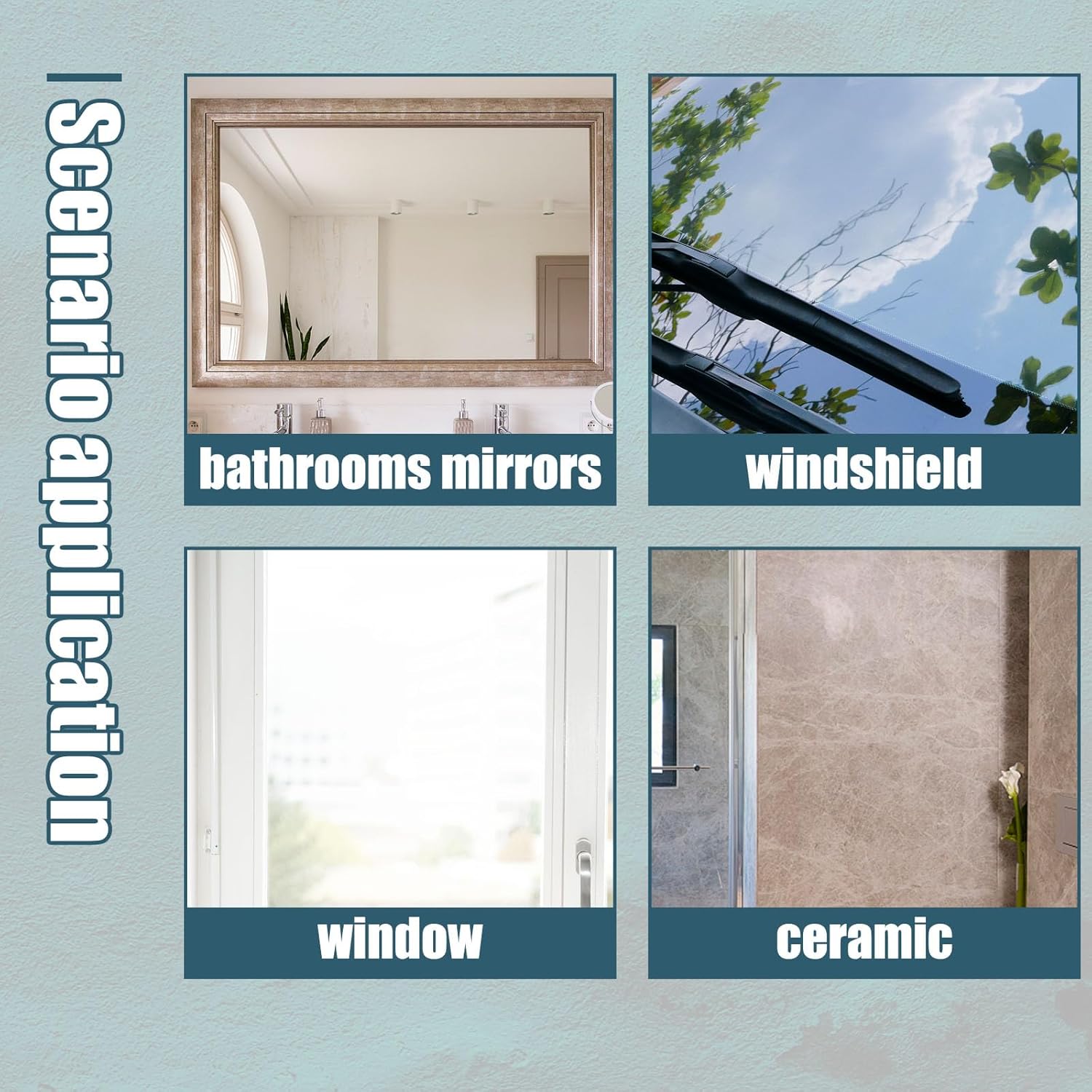 Car Window Cleaner Kit Windshield Cleaning Tool with Extendable Long Handle and 3 Washable Reusable Microfiber Pads, Orange 7 Car Window Cleaner Kit Windshield Cleaning Tool with Extendable Long Handle and 3 Washable Reusable Microfiber Pads, Orange