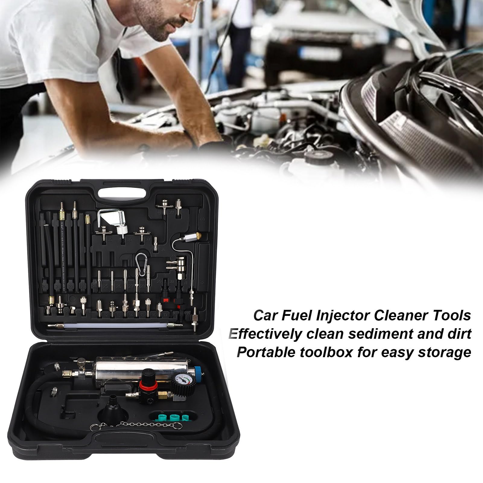 Amazon.com: XPSDEPO Fuel Injector Cleaner Tool Kit, Automotive