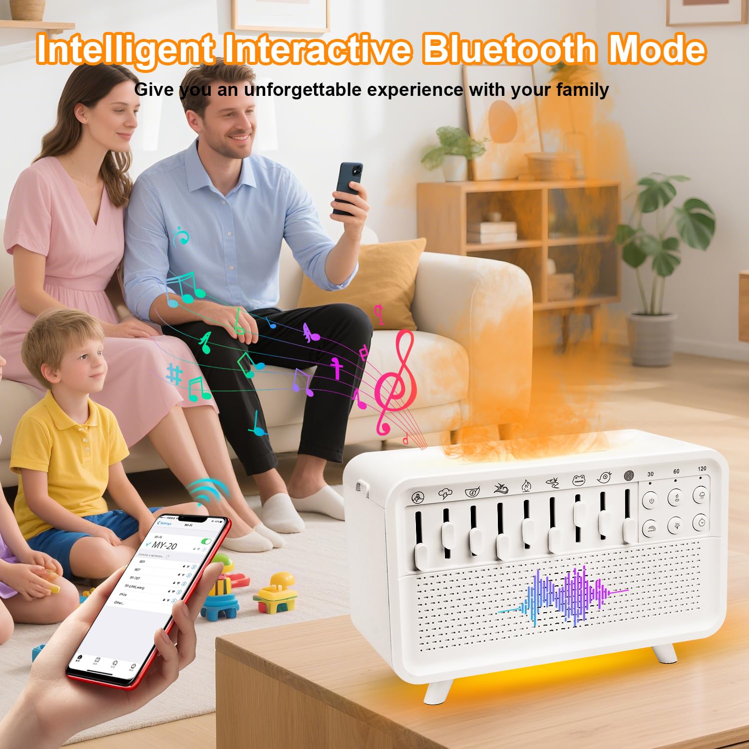 White Noise Night Light Humidifier, A - Image 2