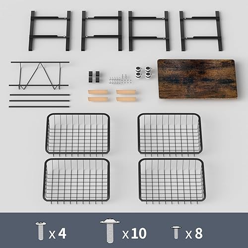 Miniatura 4 de NiuYichee Cesta de frutas de 5 capas para cocina, organizador de almacenamiento de alimentos y estante de almacenamiento, carrito de almacenamiento