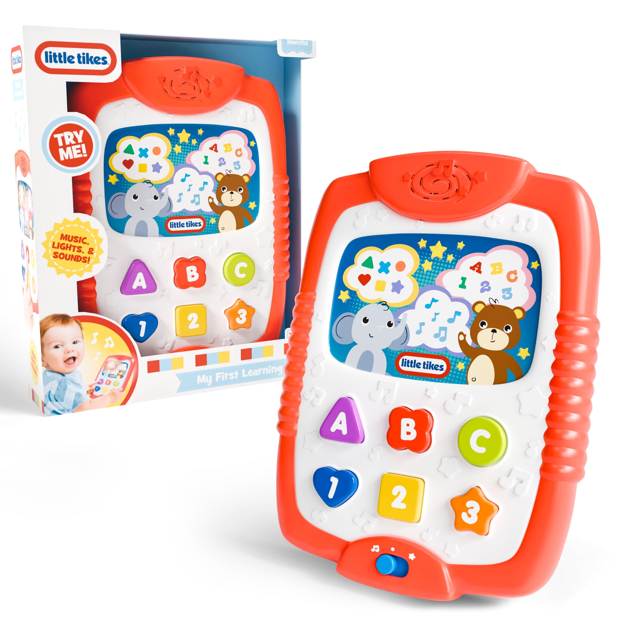 Lollipop Little Tikes Toddler Muscial Learning Pad - Interactive Toy for Toddlers - Educational Learning Pad with Lights, Colors, and Sounds