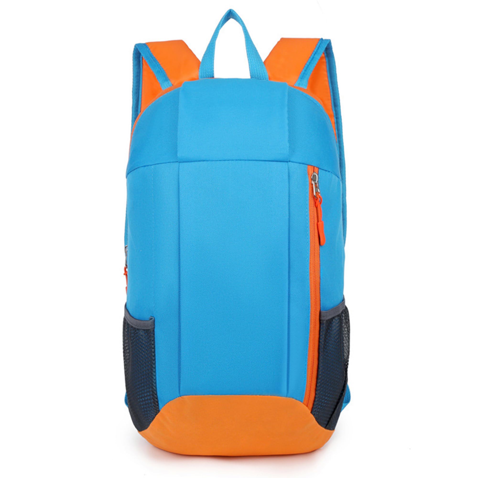 KANGSIT Small Hiking Backpack - 10L Lightweight Compact Daypack for Outdoor Travel, Camping, Cycling & Climbing, with Chest Strap for Women, Men & Teenagers (Sky Blue)