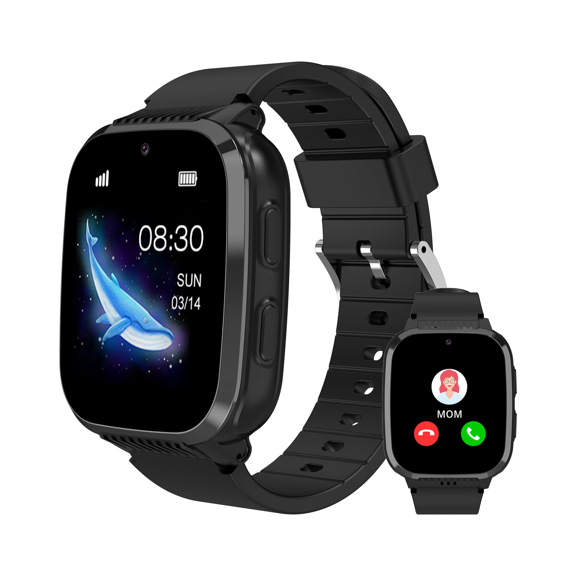 4G Kids Smart Watch with GPS Tracker Kids Cell Phone Watch with Video Voice Calling Texting SOS Camera