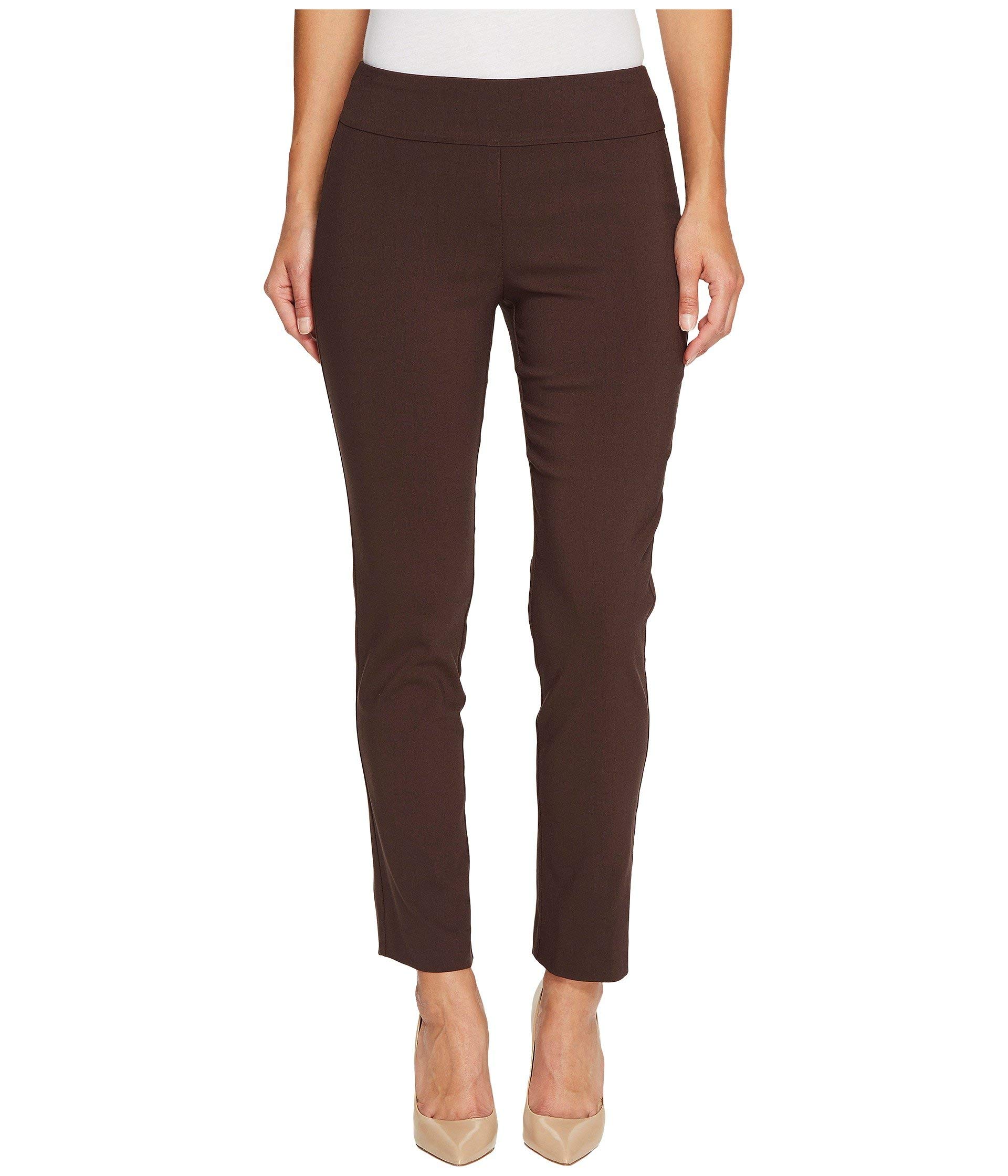 Krazy Larry Pull-On Ankle Pants Brown 16 28