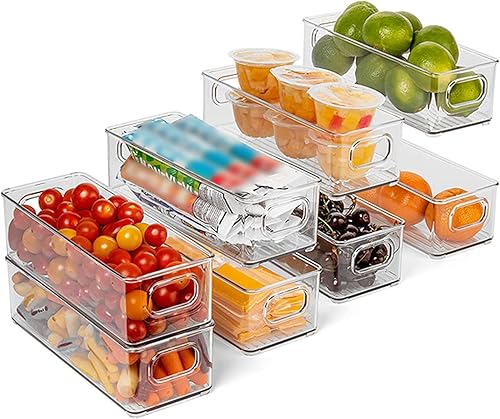 Miniatura 7 de Cetomo Contenedor de despensa Accesorios de almacenamiento y organización de cocina, transparente