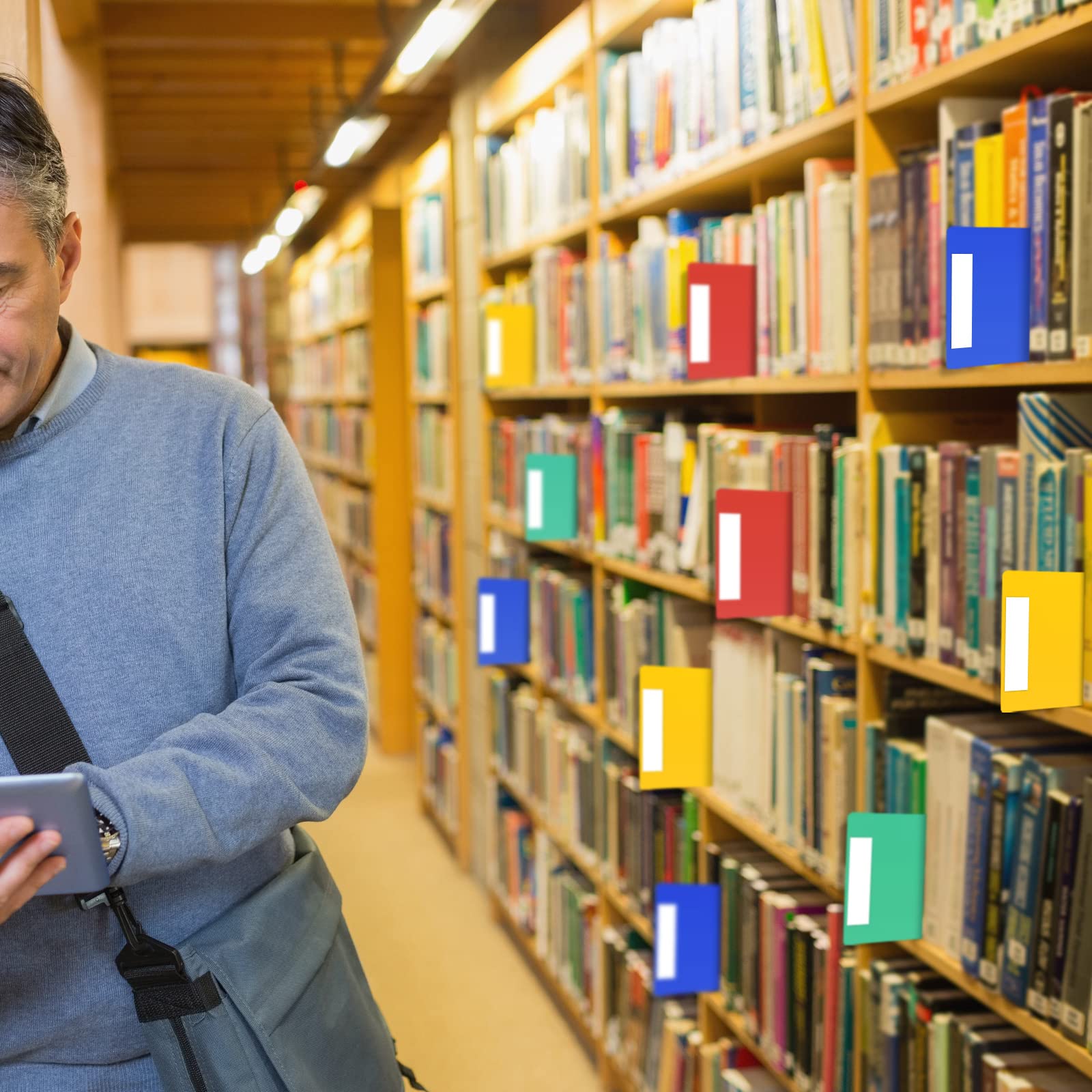 Buy 20 Packs Library Shelf Dividers Book Divider with Repositionable