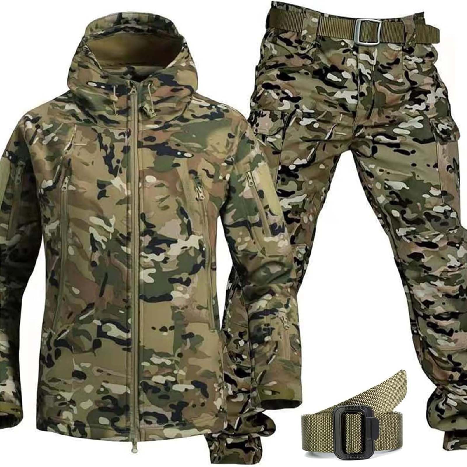 Générique Uniforme Tactique Homme Combat Militaire Veste Et Pantalon Militaire Paintball Ensemble ACU De Chasse dans Les Bois Camo Tenue Airsoft Treillis Militaire Hunting Clothing