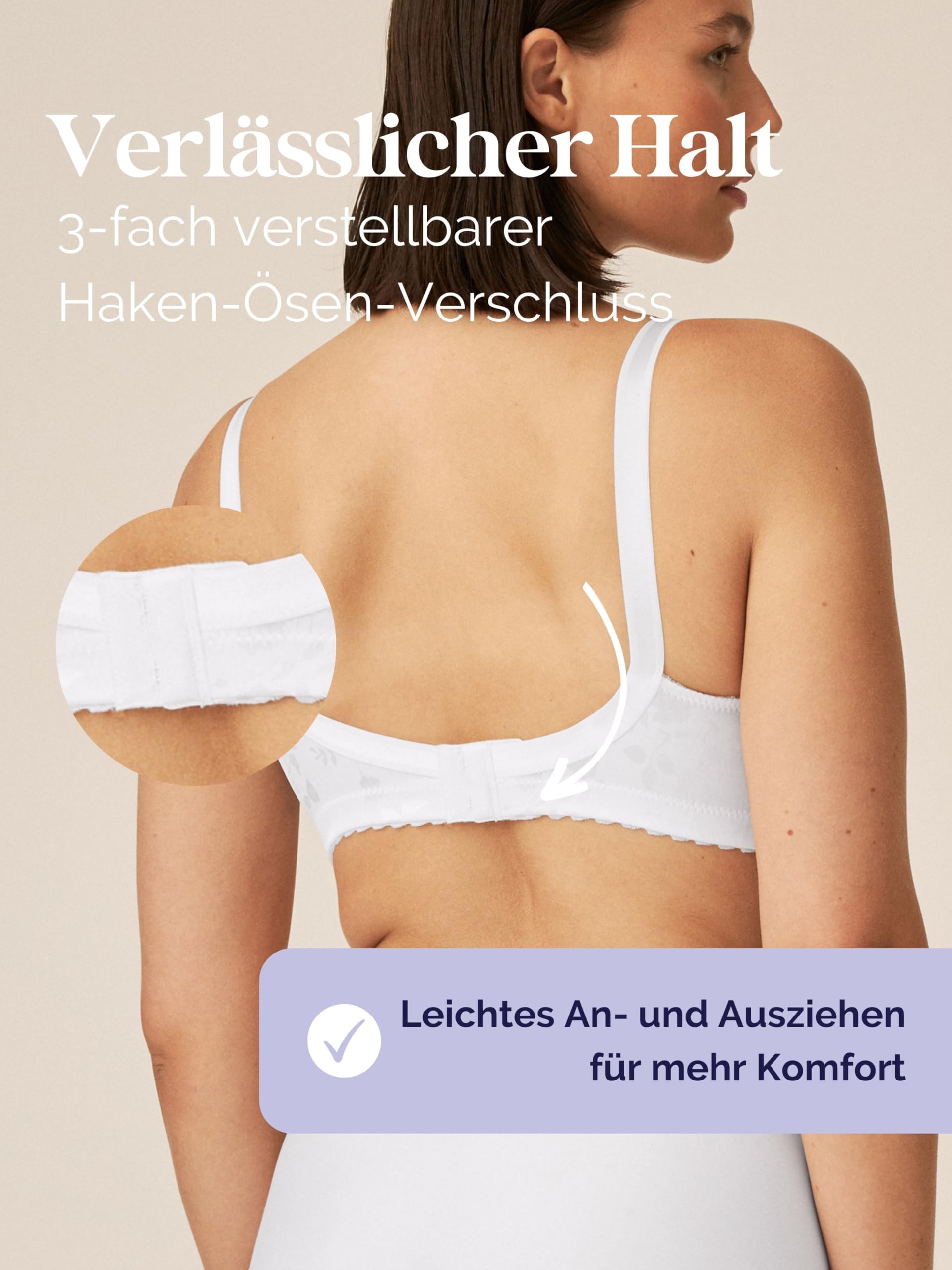 Naturana Minimiser Moulded Soft Cup Bra Soutien-Gorge Femme (Lot de 1)