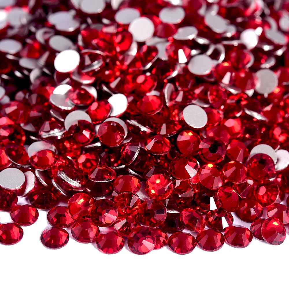 Gems Flatback Rhinestones for Bedazzling Clothing Mid. Siam SS40 144pcs
