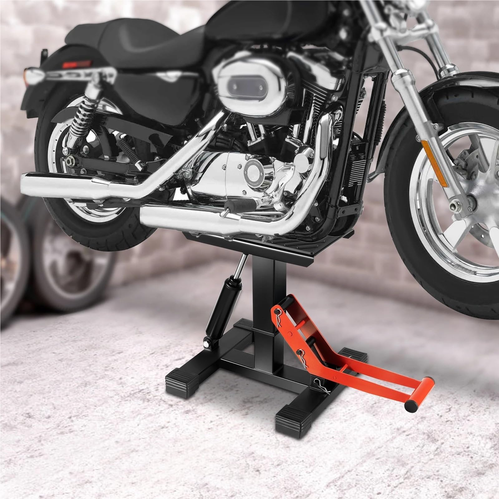 adapter podpórki Podnośnik motocyklowy hydrauliczny Podstawka podnośnika Maksymalne obciążenie 400 kg/882 funtów