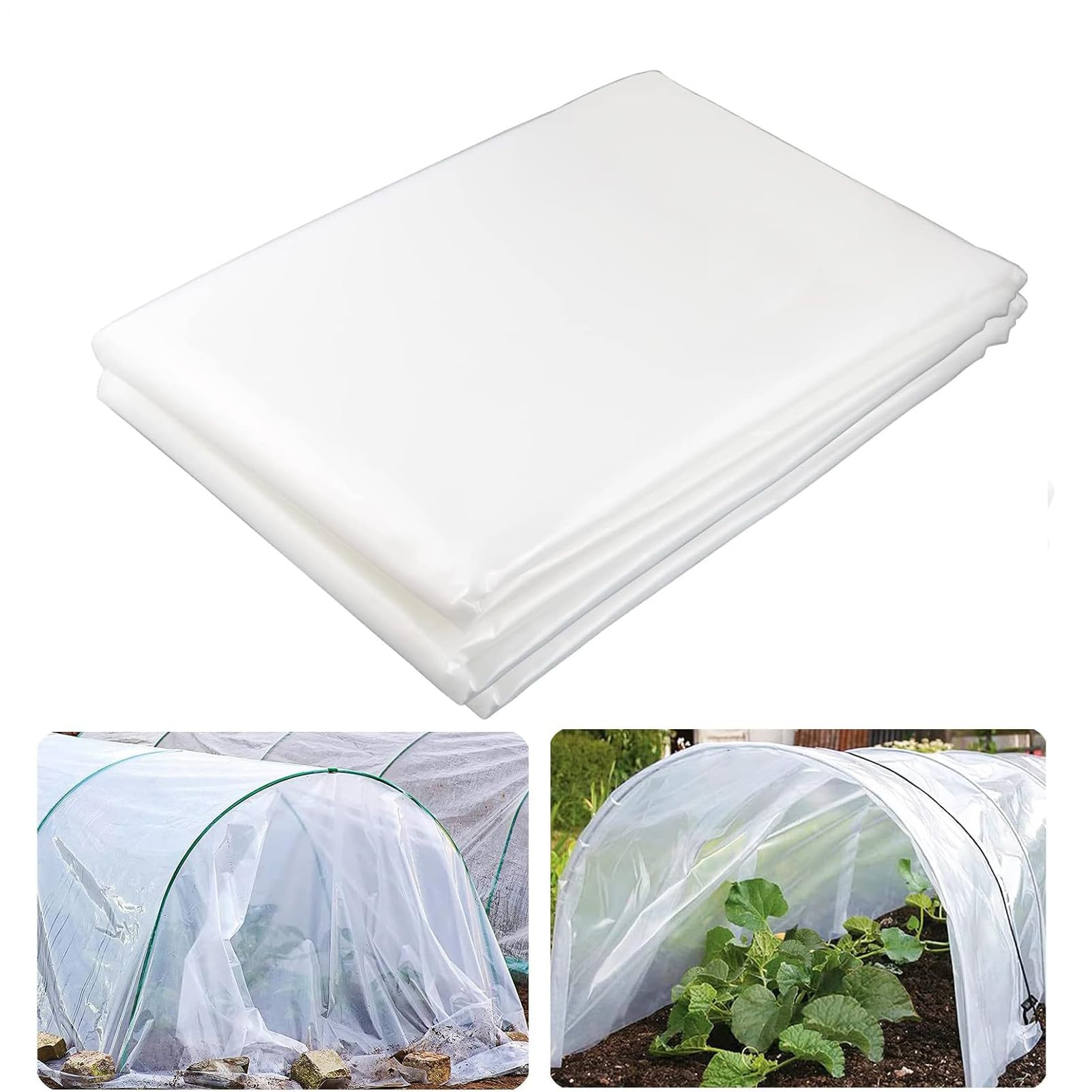 Protection du jardin en tôles pour serre contre la pluie et le gel
