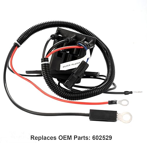 Miniatura 6 de Roykaw Receptáculo de cargador de carrito de golf para EZGO TXT RXV 48 voltios carro de golf Delta-Q cargador enchufe con cables, mango EZGO puerto
